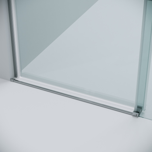 картинка Дверь в нишу 100.K33.04.100.10.00 Classic (100*195) хром, стекло прозрачное, 1 место от магазина Сантехстрой