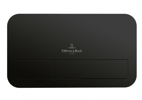 картинка Клавиша смыва Villeroy&Boch ViConnect 922490AN Черная матовая от магазина Сантехстрой