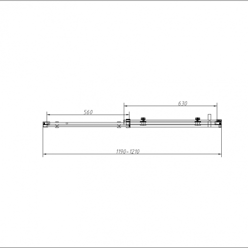 картинка Душевой уголок Como-N VSR-4CN8012CL, 1200*800, хром, стекло прозрачное от магазина Сантехстрой