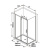 картинка Душевая стенка Ravak Blix Slim BLSPS-90 X9BM70300Z1 профиль Черный стекло Transparent от магазина Сантехстрой