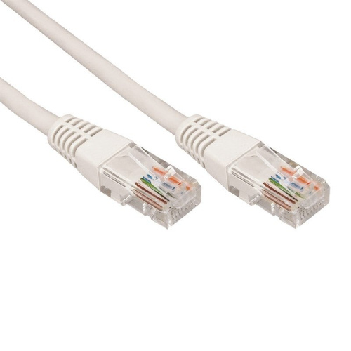 картинка Шнур коммутационный,  патч-корд U/UTP RJ45-RJ45, CAT 5e,  20м,  PVC серый REXANT от магазина Сантехстрой