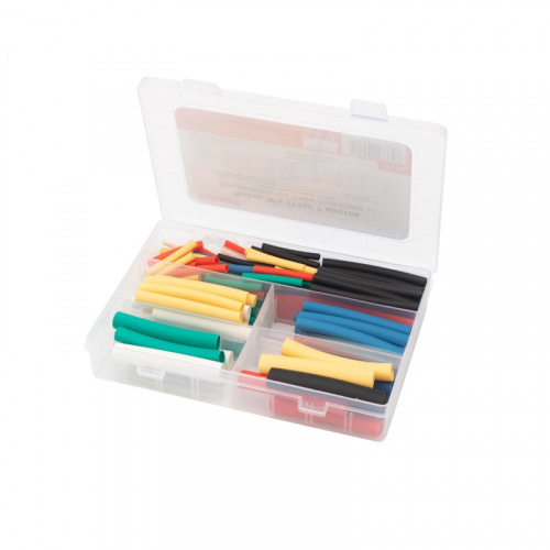 картинка Набор №4 термоусаживаемых трубок СТТК (3:1) с клеевым слоем,  7 цветов,  126 шт. ,  REXANT от магазина Сантехстрой