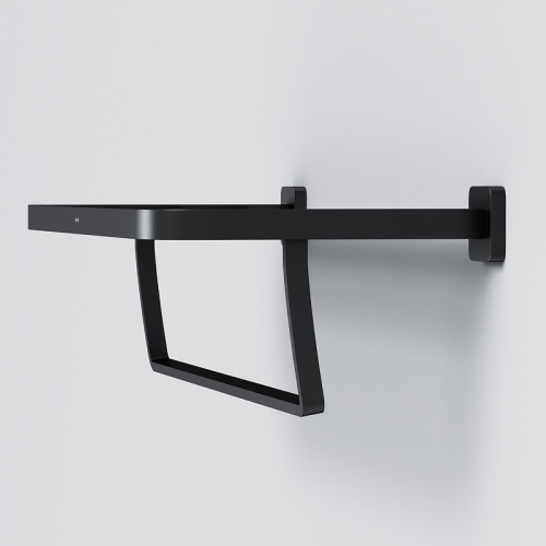 картинка A8F37722 Func Полка для полотенец, черный от магазина Сантехстрой