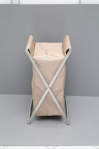 картинка Корзина для белья Allen Brau Priority сталь/бежевый от магазина Сантехстрой