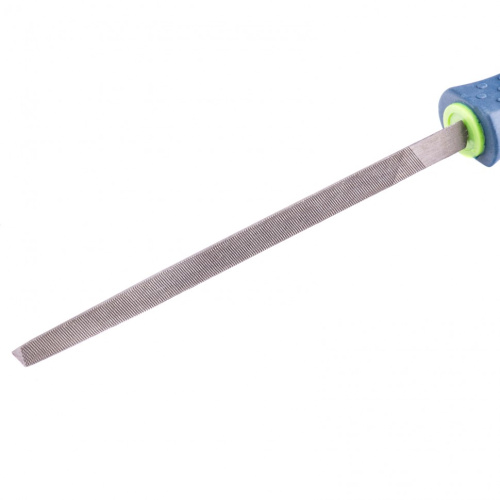 картинка Напильник, 150 мм, трехгранный, двухкомпонентная рукоятка, №2 Сибртех от магазина Сантехстрой