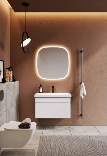 картинка Зеркало Aqwella Aura A 80 AUR0208AH с подсветкой с бесконтактным выключателем от магазина Сантехстрой