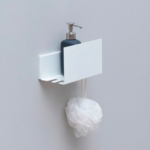 картинка Металлическая полка Aquanet Магнум 20 302229 Белая матовая от магазина Сантехстрой