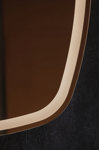 картинка Зеркало AZARIO Barca -TX 700х700/808х808 с 3-х режимной подсветкой, бесконтактный сенсор (LED-00002973) от магазина Сантехстрой