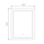 картинка Зеркало Haiba с LED подсветкой  60x80 (HB660) от магазина Сантехстрой