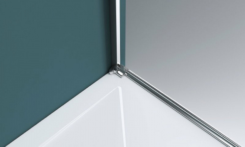 картинка Душевая дверь BelBagno Kraft 120 KRAFT-B-12-60/60-C-Cr-R профиль Хром стекло прозрачное от магазина Сантехстрой