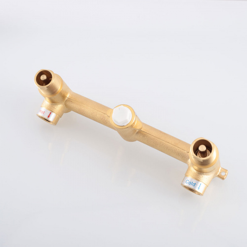 картинка Смеситель для раковины Groove VBFW-4G1MB встраиваемый, черный от магазина Сантехстрой