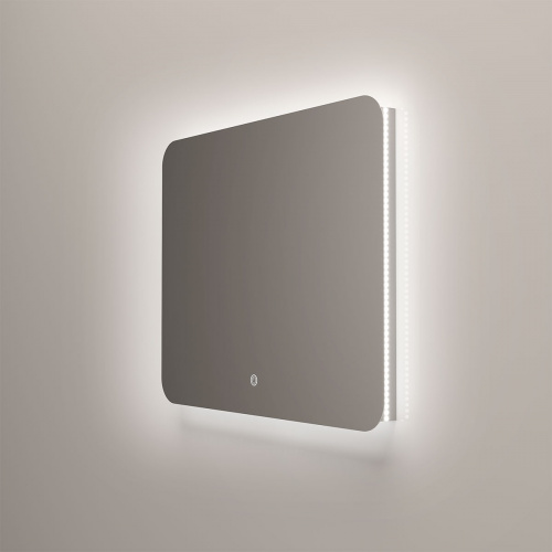 картинка Зеркало LED VLM-3BE100 1000х800 c сенсорным выключателем и диммером от магазина Сантехстрой