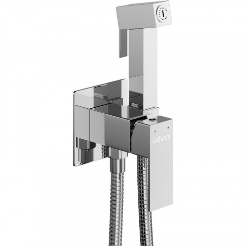 картинка Гигиенический душ со смесителем Cezares Slider SLIDER-DIF-01 Хром от магазина Сантехстрой