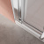 картинка Душевая дверь Cezares Liner 100 L LINER-B-12-100-C-Cr-L профиль Хром стекло прозрачное от магазина Сантехстрой