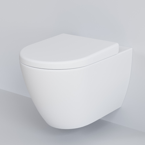 картинка Сиденье д/унитаза Ambassador Queen 112T20101 (толстое) БЕЛОЕ МАТОВОЕ от магазина Сантехстрой