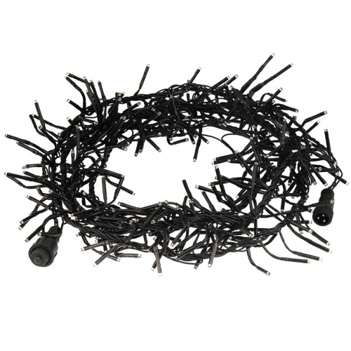 картинка Гирлянда Кластер LED 3 м,  темно-зеленый ПВХ IP20, 288 диодов,  цвет теплый белый от магазина Сантехстрой