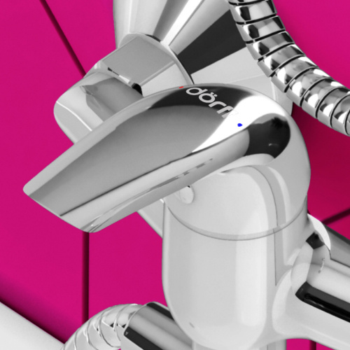 фото d1109500 stark смеситель для ванны и душа с длинным изливом