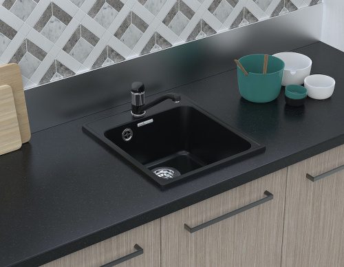 картинка Кухонная мойка GranFest Quarz GF-Z17 Песочная от магазина Сантехстрой