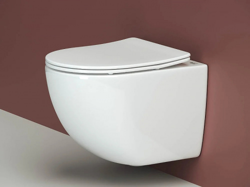 картинка Комплект унитаза с инсталляцией Ceramica Nova Forma CN3009_1001M_1000 с сиденьем Микролифт и клавишей смыва Хром матовый от магазина Сантехстрой