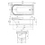 картинка W80A-150-070W-P Like, панель фронтальная для ванны Like A0 150х70 см, шт от магазина Сантехстрой