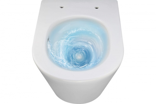 картинка Подвесной безободковый унитаз Art&Max BARI с вихревым смывом, в комплекте с креплением AM822-V от магазина Сантехстрой