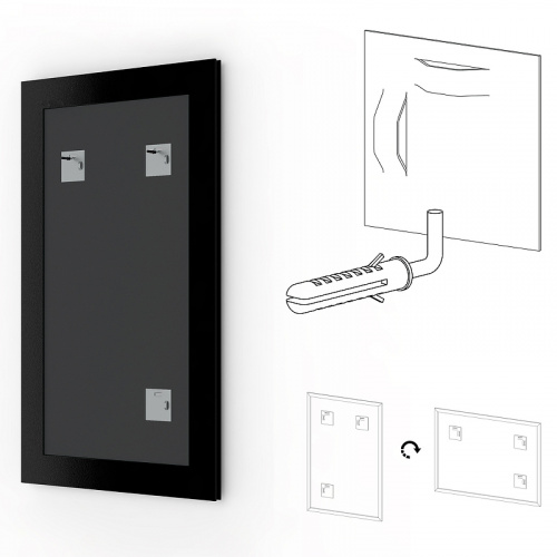картинка Зеркало Evoform Definite 154х74 BY 1118 в багетной раме - Золотой акведук 61 мм от магазина Сантехстрой