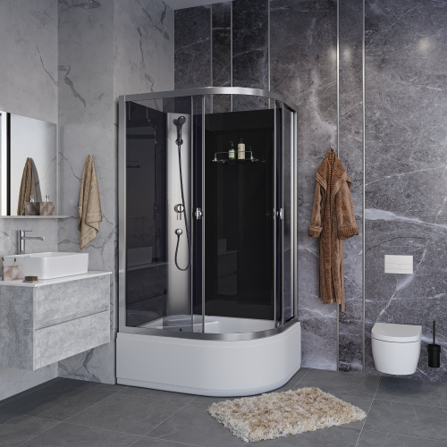 картинка Душевая кабина Niagara e110/80/40l/tn/bk от магазина Сантехстрой