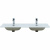 картинка Раковина Aquanet Flat 120 812-120D 254367 двойная Белая от магазина Сантехстрой