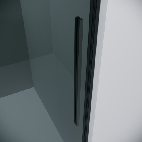 картинка Душевое ограждение Grossman Galaxy 100.K33.01.100.21.10-200.K33.01.80.21.10 (100х80х195) раздвижная,черный матовый,стекло тонированное,2 места от магазина Сантехстрой