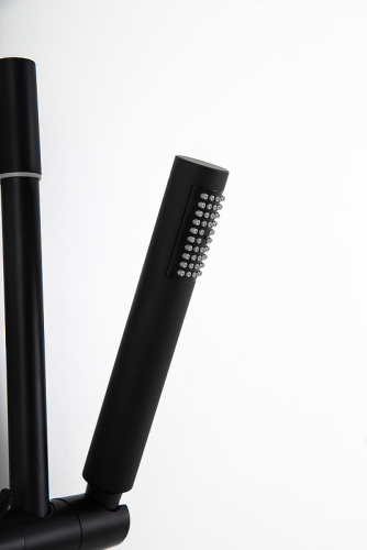 картинка Душевой гарнитур BelBagno Uno UNO-SAL-NERO Черный матовый от магазина Сантехстрой