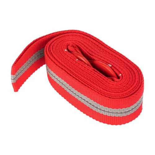 картинка Трос буксировочный REXANT со светоотражающей лентой,  5 т,  4 м,  с двумя крюками,  в чехле от магазина Сантехстрой