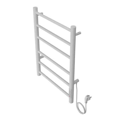 картинка Полотенцесушитель электрический AZARIO PARMA 400/600 6 секций, диммер справа, белый (AZ10846W) от магазина Сантехстрой