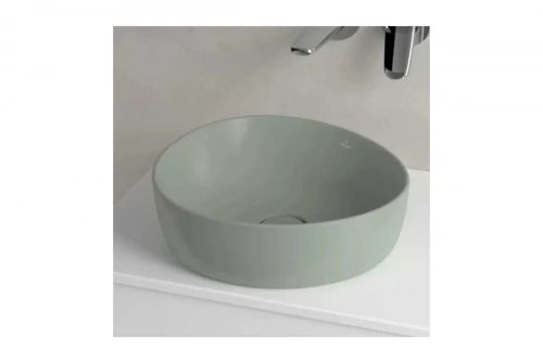 картинка Раковина накладная Villeroy & Boch Antao 400x395x145 мм, цвет Morning Green 4A72 40 R8 00337442 от магазина Сантехстрой