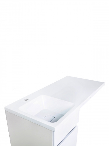 картинка Orange ST-100RAL Раковина 100 левая под стиральную машину, белый от магазина Сантехстрой