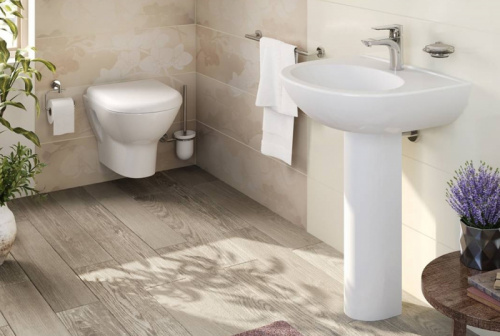 картинка Раковина Vitra Zentrum 60 5786B003-0001 Белая от магазина Сантехстрой