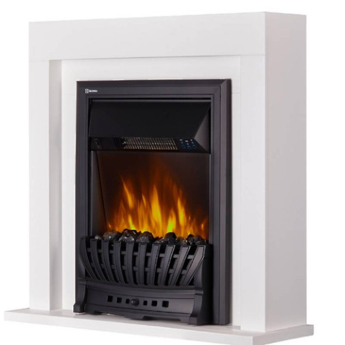 картинка Каминокомплект:Очаг Electrolux EFP/P-1020LS,портал Simple Classic белый от магазина Сантехстрой