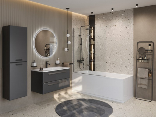 картинка Акриловая ванна пристенная CEZARES ECO-155-70-41-W37 от магазина Сантехстрой