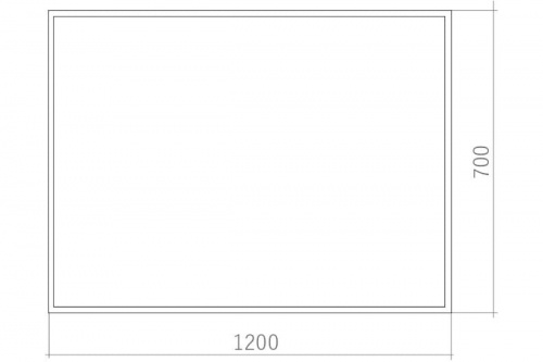 картинка Зеркало с подсветкой Art&Max Aversa AM-Ave-1200-700-DS-F от магазина Сантехстрой