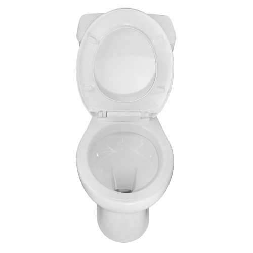 картинка Унитаз напольный Loranto Lino 370х670х720 с сиденьем микролифт (soft close) полипропилен, белый (CS-CT8812) от магазина Сантехстрой