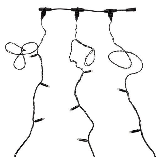 картинка Гирлянда LED ClipLight 24V,  3 нити по 10 метров,  цвет диодов Синий от магазина Сантехстрой