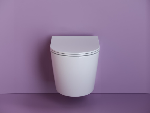 картинка CN11001 Подвесной унитаз Uno Rimless, глубокий смыв, с крепежом для полностью скрытого монтажа,  уль от магазина Сантехстрой