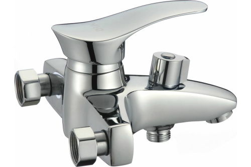 фото смеситель для ванны и душа d-lin с коротким изливом, хром d130405-8