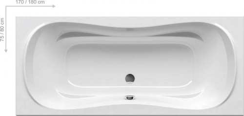 картинка Ванна акриловая Roca WELNA асимметричная 160х100 леввосторонняя, белая (7.2486.4.200.0) от магазина Сантехстрой