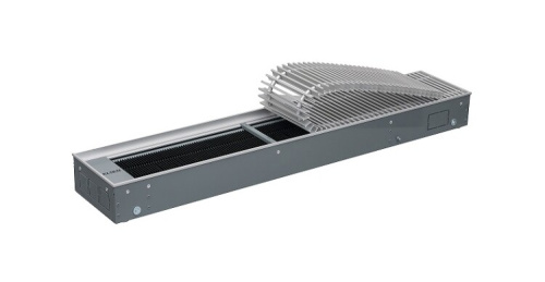 картинка Конвектор внутрипольный, ELSEN, EKN, с естественной конвекцией, ширина, мм-190, высота, мм-90, длина, мм-2150, роликовая решетка, алюминий, цвет-натуральный, рамка-алюминий от магазина Сантехстрой