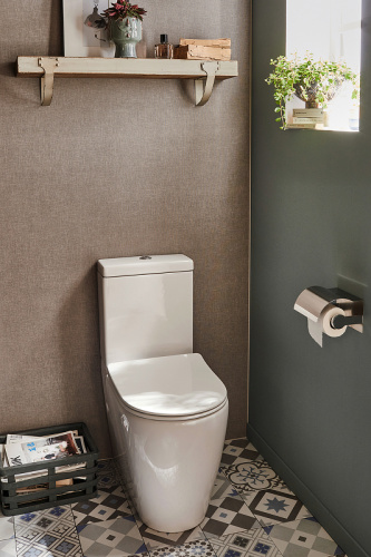 картинка Унитаз компакт Jacob Delafon Soprano UJAK102-0 без бачка и сиденья от магазина Сантехстрой