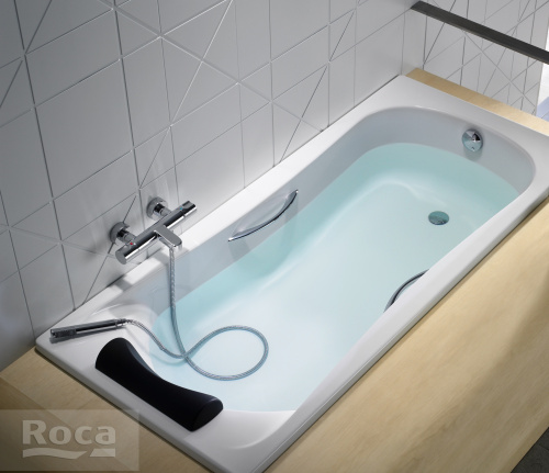 картинка Ванна акриловая Roca EASY 170x80 прямоугольная, белая (Z.RU93.0.762.4) от магазина Сантехстрой