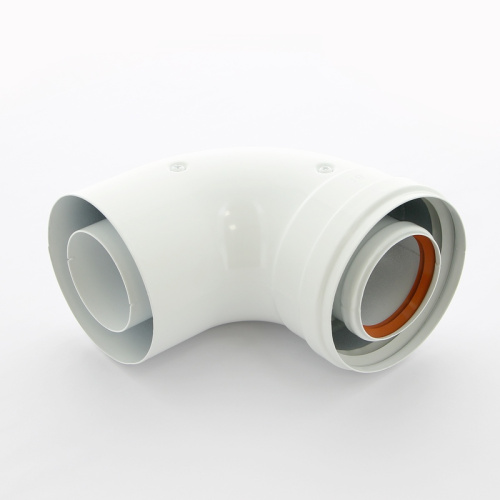 картинка Колено Baxi коаксиальное 90 без муфты от магазина Сантехстрой