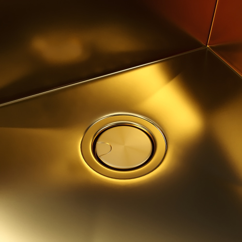 картинка Кухонная мойка Reflexion Como RX2044GD брашированное золото от магазина Сантехстрой