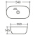 картинка Раковина-чаша Orange 54 B07-540W Белая глянцевая от магазина Сантехстрой