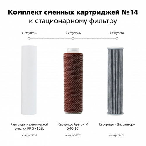 картинка Комплект сменных картриджей №14 от магазина Сантехстрой
